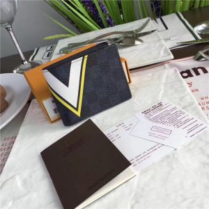 LV Slender Wallet Damier Cobalt LV Cup Jaue