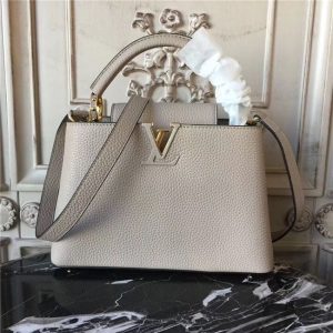 Louis Vuitton Capucines BB M94586 Galet / Gold