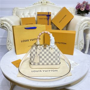 Alma BB Damier Azur