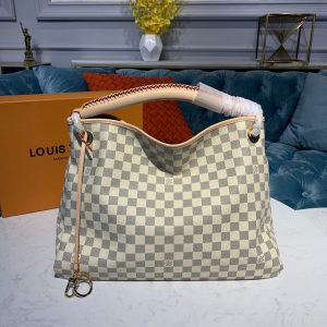 LV Artsy MM Damier Azur Canvas