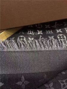Louis Vuitton Monogram Shine Shawl (Rose and Black)