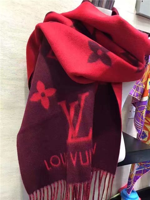 Louis Vuitton Reykjavik Scarf (Cherry)