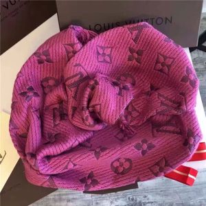 Louis Vuitton Logomania Scarf (Vieux Rose)