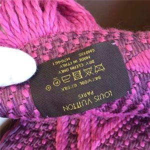 Louis Vuitton Logomania Scarf (Vieux Rose)