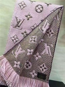 Louis Vuitton Logomania Shine Scarf (Rose Ballerine)