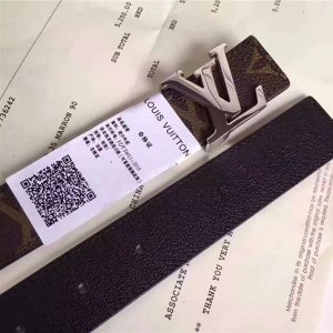 Louis Vuitton Initiales 30mm Reversible Belt (Black)