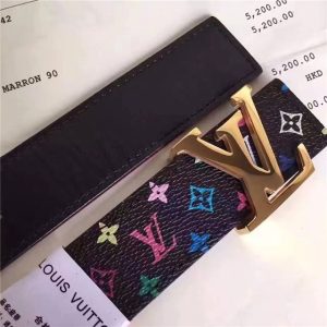 Louis Vuitton Initiales 30mm Reversible Belt (Black)