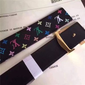 Louis Vuitton Initiales 30mm Reversible Belt (Black)