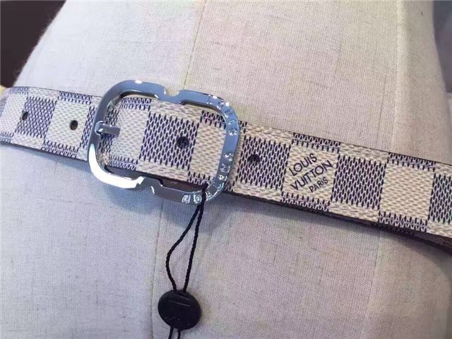 Louis Vuitton Mini 25mm Damier Azur Belt