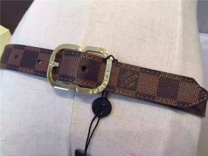 Louis Vuitton Mini 25mm Damier Ebene Belt