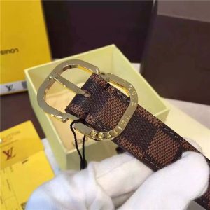 Louis Vuitton Mini 25mm Damier Ebene Belt