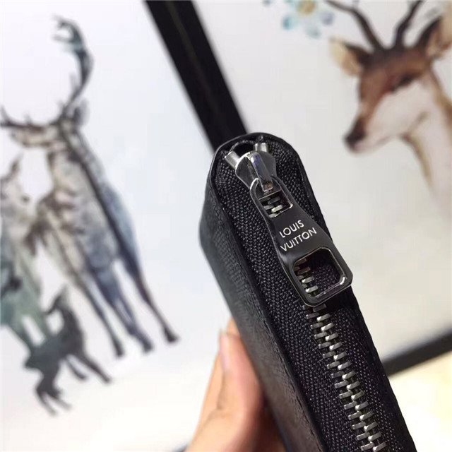 Louis Vuitton Zip Compact Wallet (Damier Graphite)