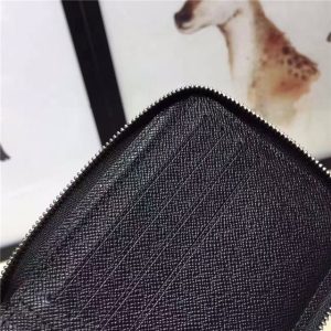 Louis Vuitton Zip Compact Wallet (Damier Graphite)