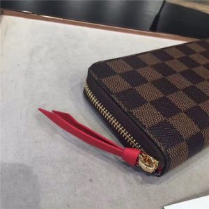 Louis Vuitton Damier Clemence Wallet Brown