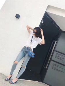 Gucci GG Marmont Mini Bag Denim