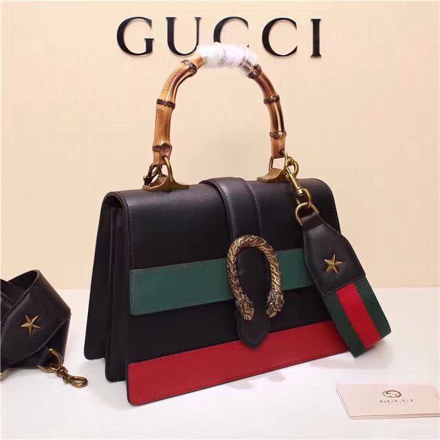Gucci Dionysus Leather Top Handle Bag (Multi Colors)
