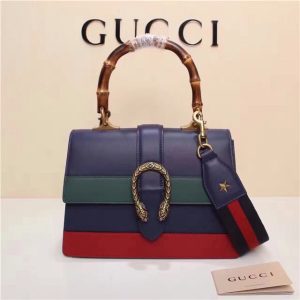 Gucci Dionysus Leather Top Handle Bag (Multi Colors)
