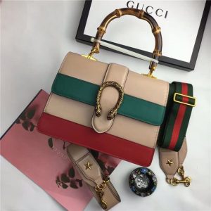 Gucci Dionysus Leather Top Handle Bag (Multi Colors)