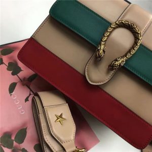 Gucci Dionysus Leather Top Handle Bag (Multi Colors)