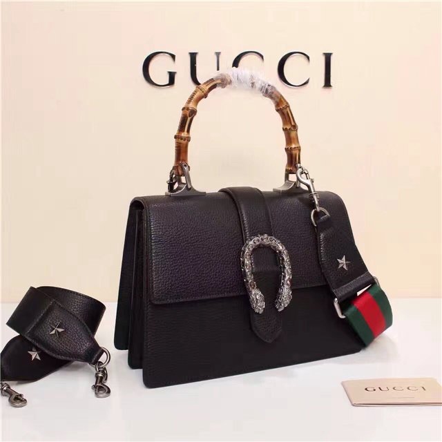Gucci Dionysus Pebbled Leather Top Handle Bag (Varied Colors)