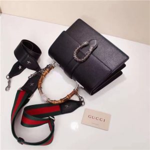 Gucci Dionysus Pebbled Leather Top Handle Bag (Varied Colors)