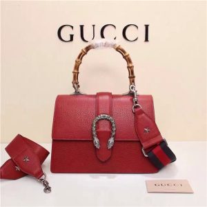 Gucci Dionysus Pebbled Leather Top Handle Bag (Varied Colors)