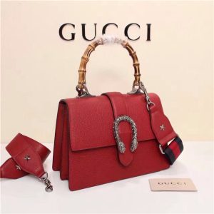Gucci Dionysus Pebbled Leather Top Handle Bag (Varied Colors)