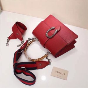 Gucci Dionysus Pebbled Leather Top Handle Bag (Varied Colors)