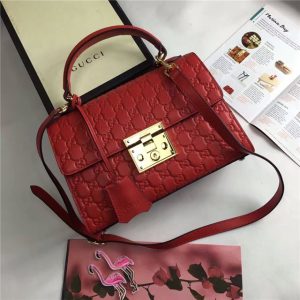 Gucci Padlock GG Signature Top Handle Bag (Varied Colors)