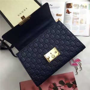 Gucci Padlock GG Signature Top Handle Bag (Varied Colors)