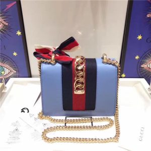 Gucci Sylvie Mini Chain Bag (Varied Colors)