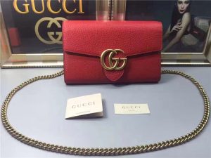 Gucci GG Marmont Leather Mini Chain Bag (2 Colors)