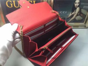 Gucci GG Marmont Leather Mini Chain Bag (2 Colors)