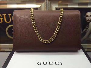Gucci GG Marmont Leather Mini Chain Bag (2 Colors)