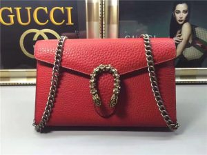 Gucci Dionysus Leather Mini Chain Bag (Varied Colors)