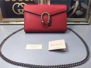 Gucci Dionysus Leather Mini Chain Bag (Varied Colors)