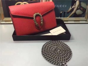 Gucci Dionysus Leather Mini Chain Bag (Varied Colors)