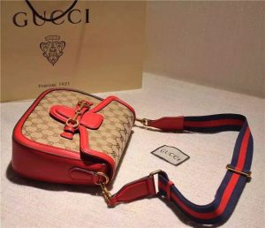 Gucci Lady Web Original GG Shoulder Bag (Varied Colors)
