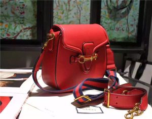Gucci Lady Web Leather Shoulder Bag (Varied Colors)
