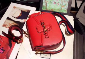 Gucci Lady Web Leather Shoulder Bag (Varied Colors)