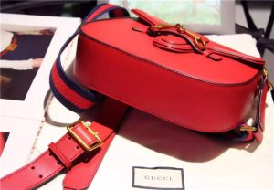 Gucci Lady Web Leather Shoulder Bag (Varied Colors)