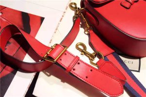 Gucci Lady Web Leather Shoulder Bag (Varied Colors)