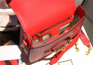 Gucci Lady Web Leather Shoulder Bag (Varied Colors)