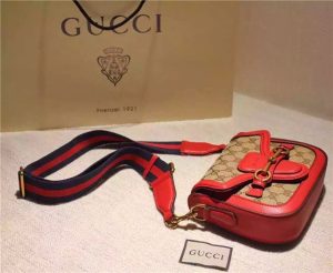 Gucci Small Lady Web Original GG Shoulder Bag (Varied Colors)