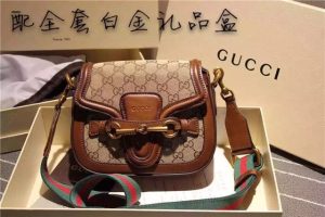 Gucci Small Lady Web Original GG Shoulder Bag (Varied Colors)