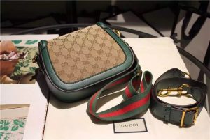 Gucci Small Lady Web Original GG Shoulder Bag (Varied Colors)