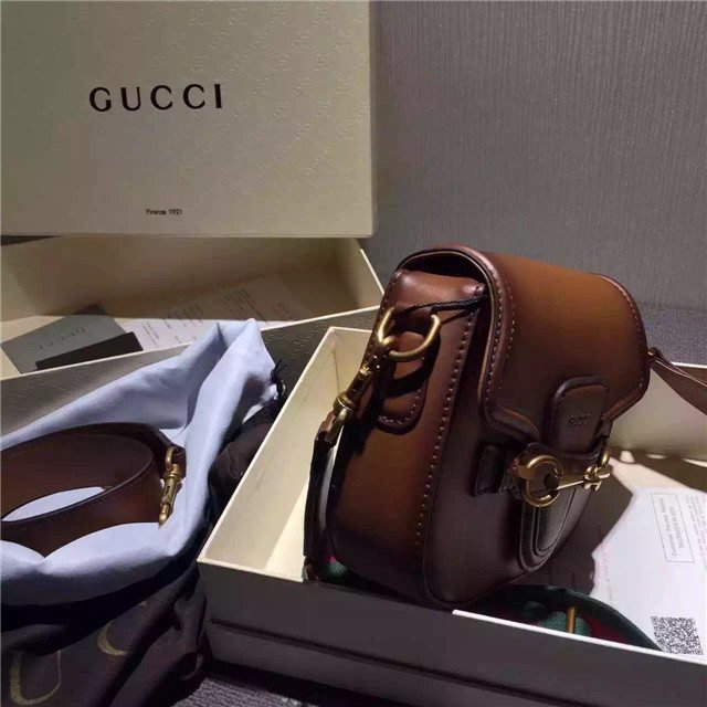 Gucci Small Lady Web Leather Shoulder Bag (Varied Colors)
