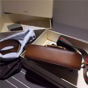 Gucci Small Lady Web Leather Shoulder Bag (Varied Colors)