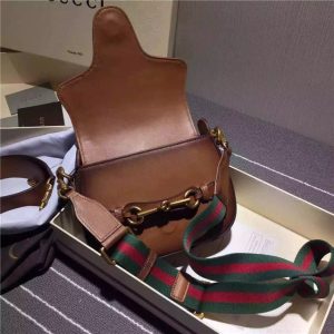 Gucci Small Lady Web Leather Shoulder Bag (Varied Colors)
