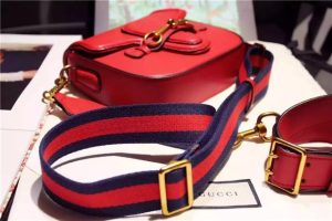 Gucci Small Lady Web Leather Shoulder Bag (Varied Colors)
